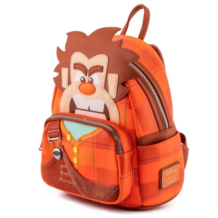 10" Disney - Wreck-It Ralph Faux Leather Mini Backpack Bag Loungefly