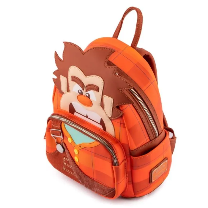 10" Disney - Wreck-It Ralph Faux Leather Mini Backpack Bag Loungefly