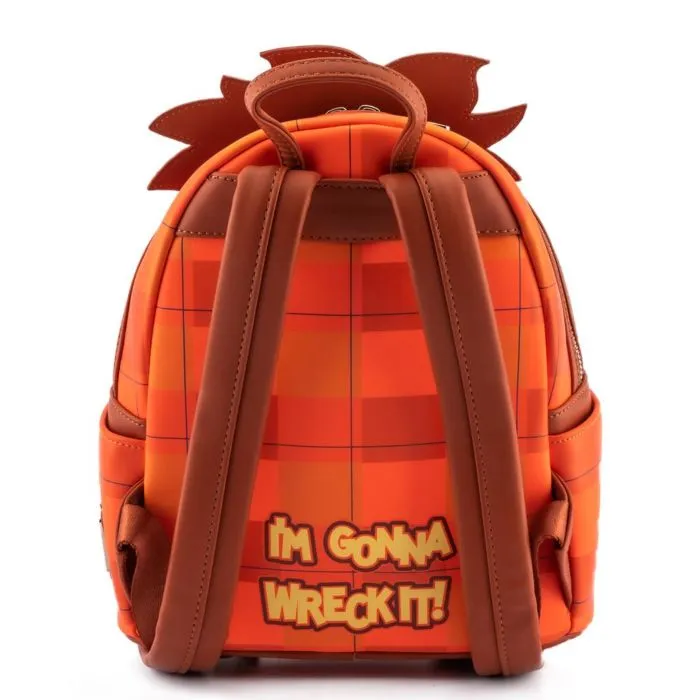 10" Disney - Wreck-It Ralph Faux Leather Mini Backpack Bag Loungefly