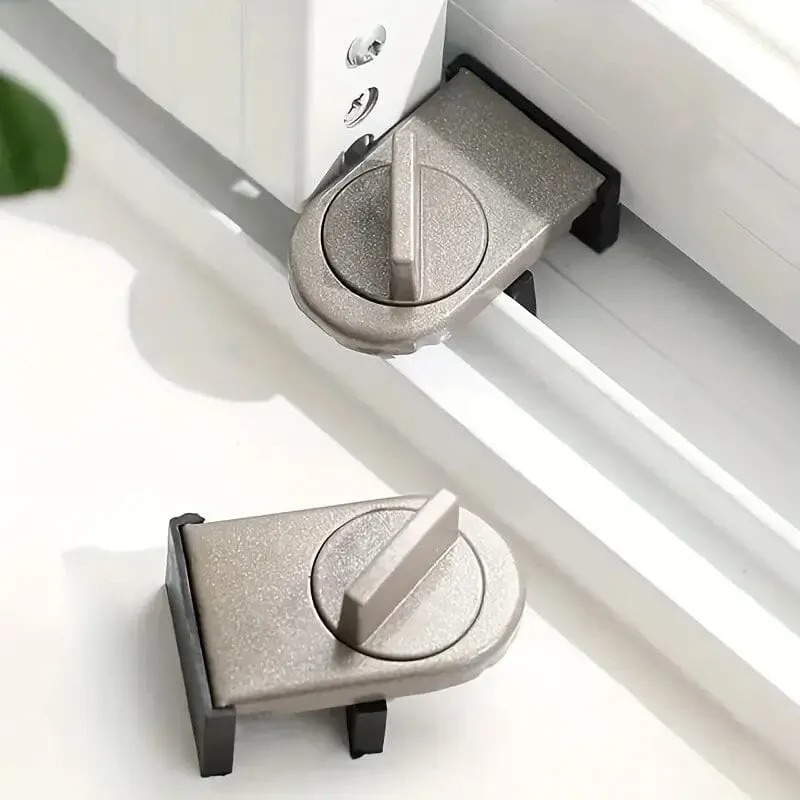 2-Pieces: Aluminium Alloy Sliding Door and Window Locks