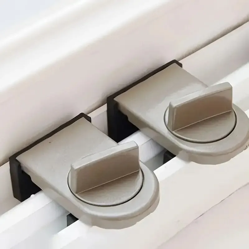 2-Pieces: Aluminium Alloy Sliding Door and Window Locks