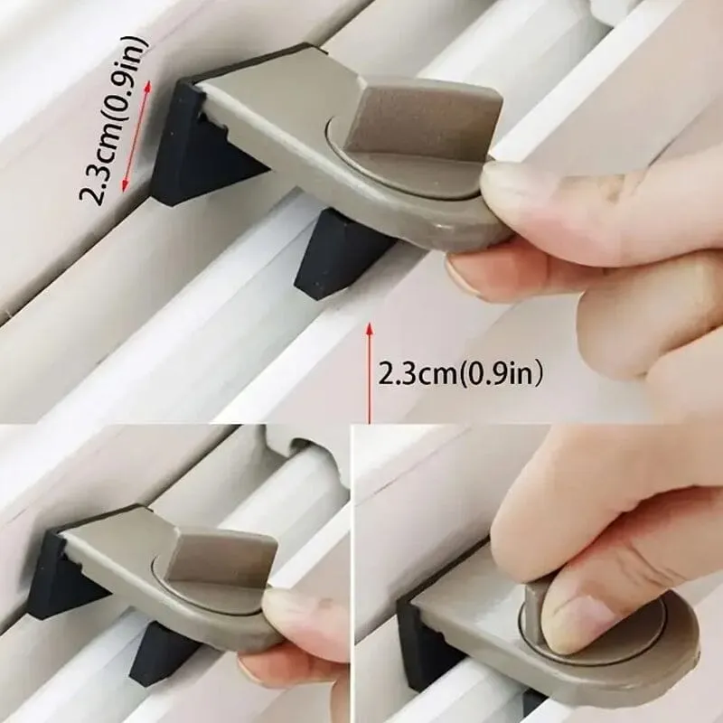 2-Pieces: Aluminium Alloy Sliding Door and Window Locks