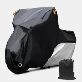 210D Black Orange Motorcycle Cover - Outdoor Motocycle Cover | XYZCTEM®