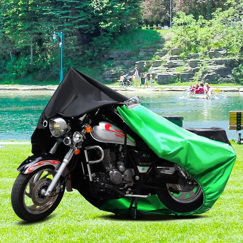 210D Black Orange Motorcycle Cover - Outdoor Motocycle Cover | XYZCTEM®
