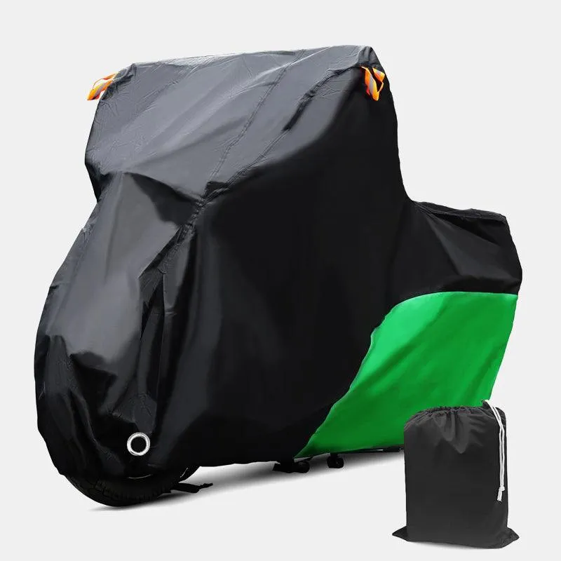 210D Black Orange Motorcycle Cover - Outdoor Motocycle Cover | XYZCTEM®