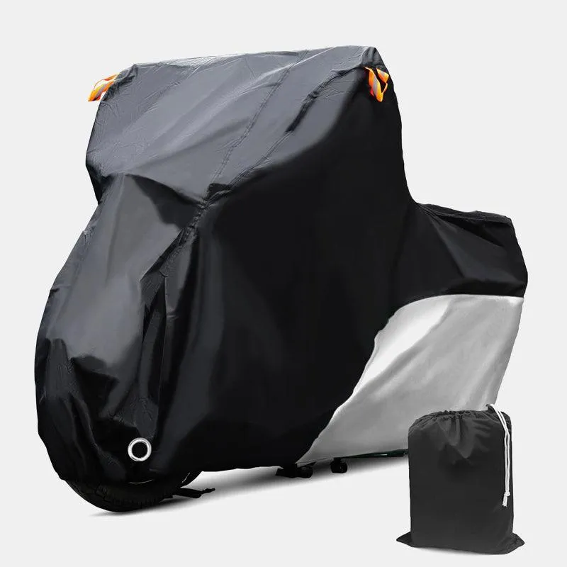 210D Black Orange Motorcycle Cover - Outdoor Motocycle Cover | XYZCTEM®