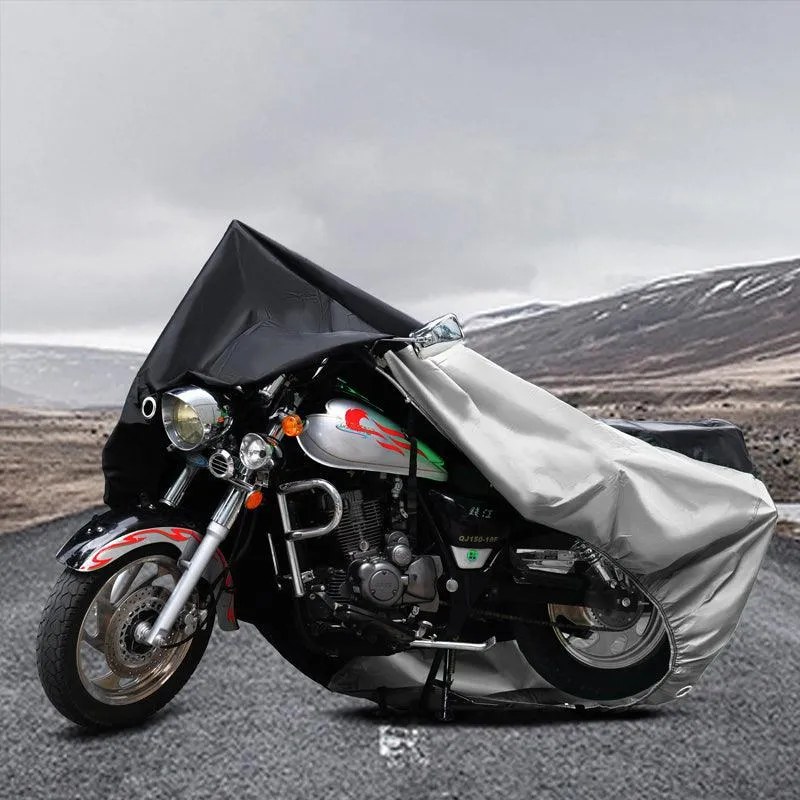 210D Black Orange Motorcycle Cover - Outdoor Motocycle Cover | XYZCTEM®