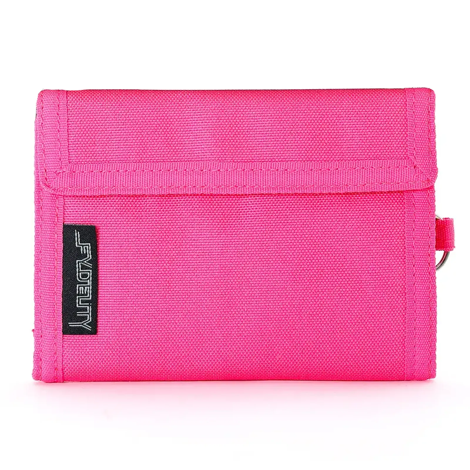 80S VELCRO BI-FOLD WALLET NEON PINK