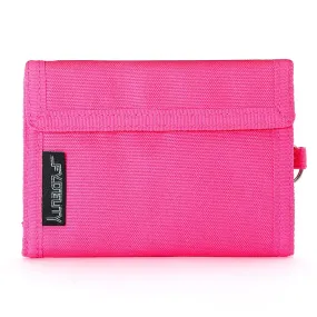 80S VELCRO BI-FOLD WALLET NEON PINK