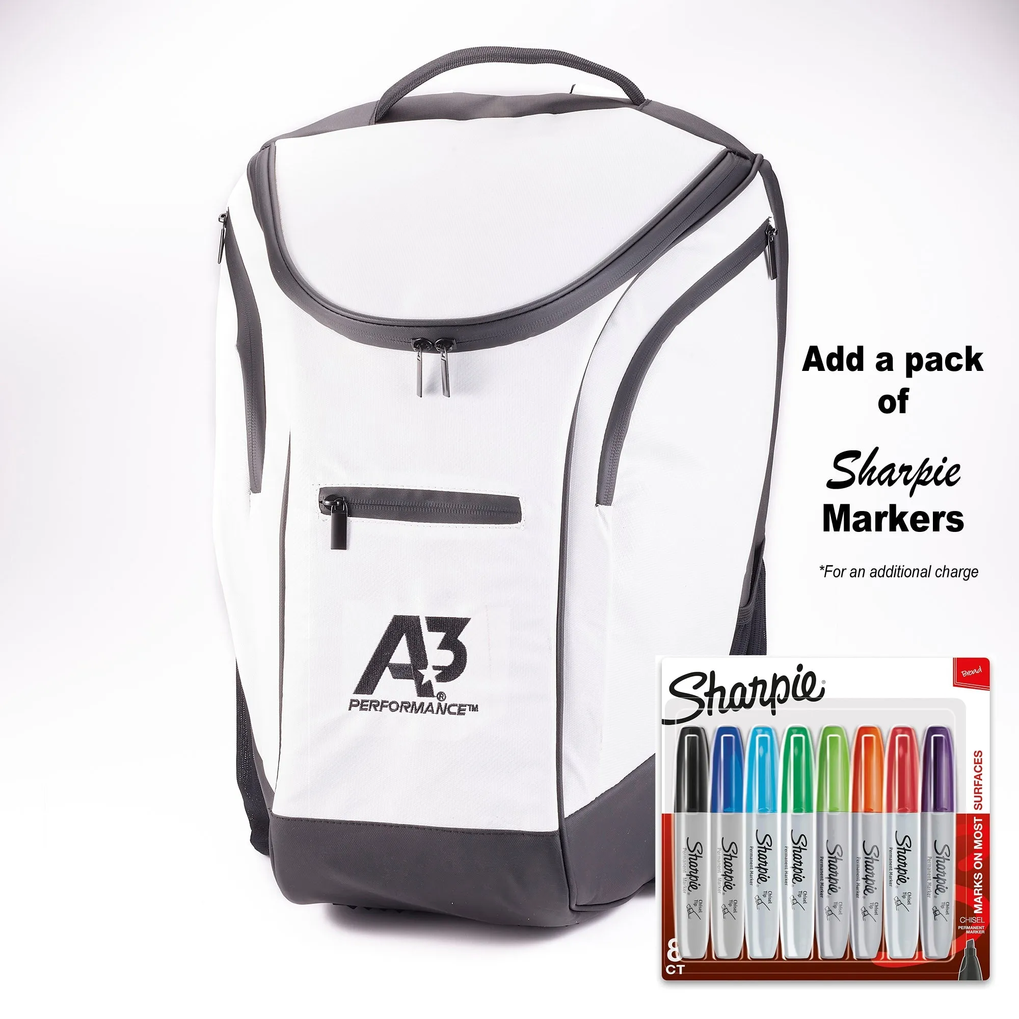 A3 Performance Competitor Backpack - White