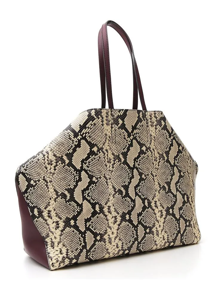 Alexander McQueen Logo Embossed Tote Bag