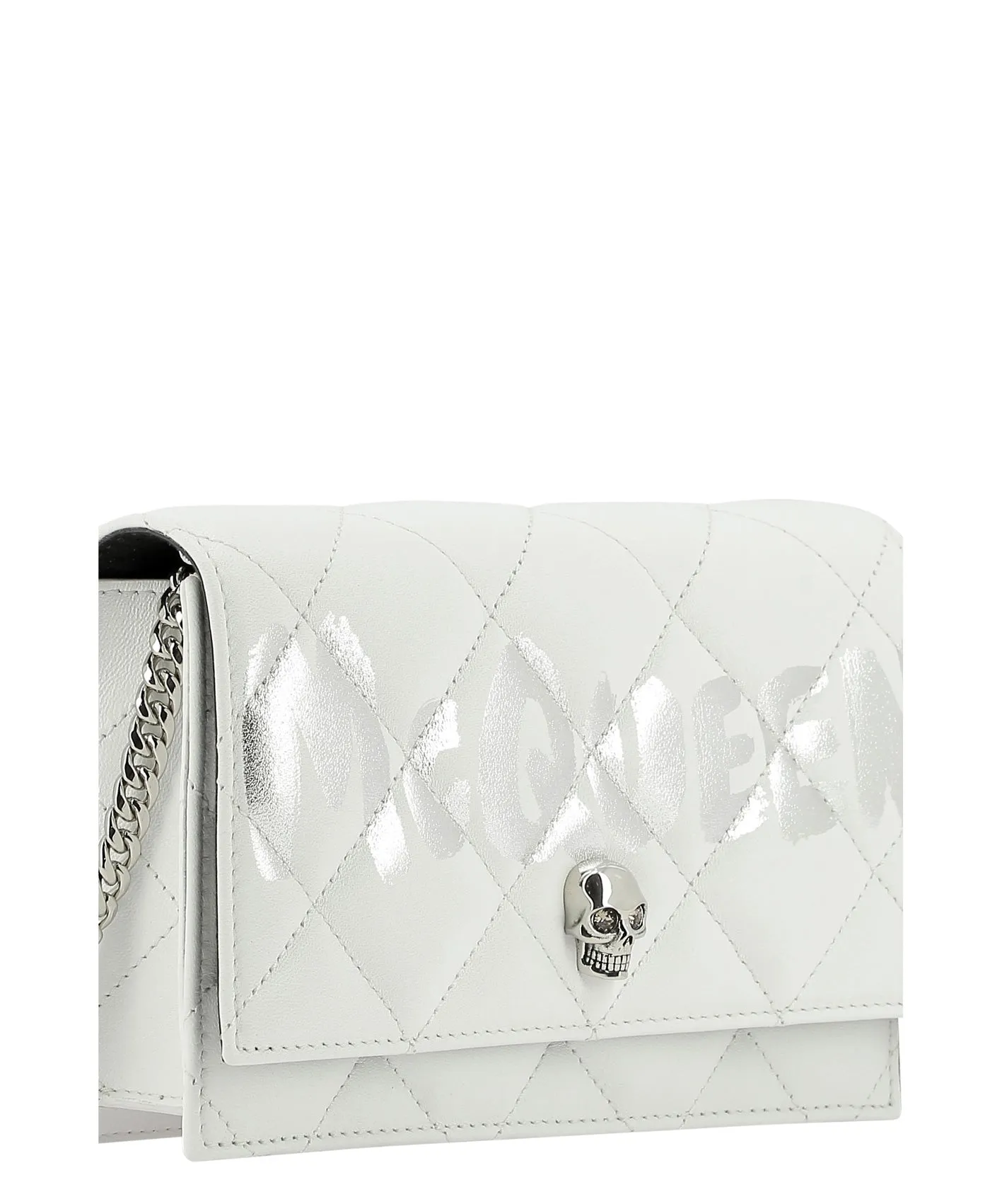 Alexander McQueen Skull Quilted Crossbody Bag