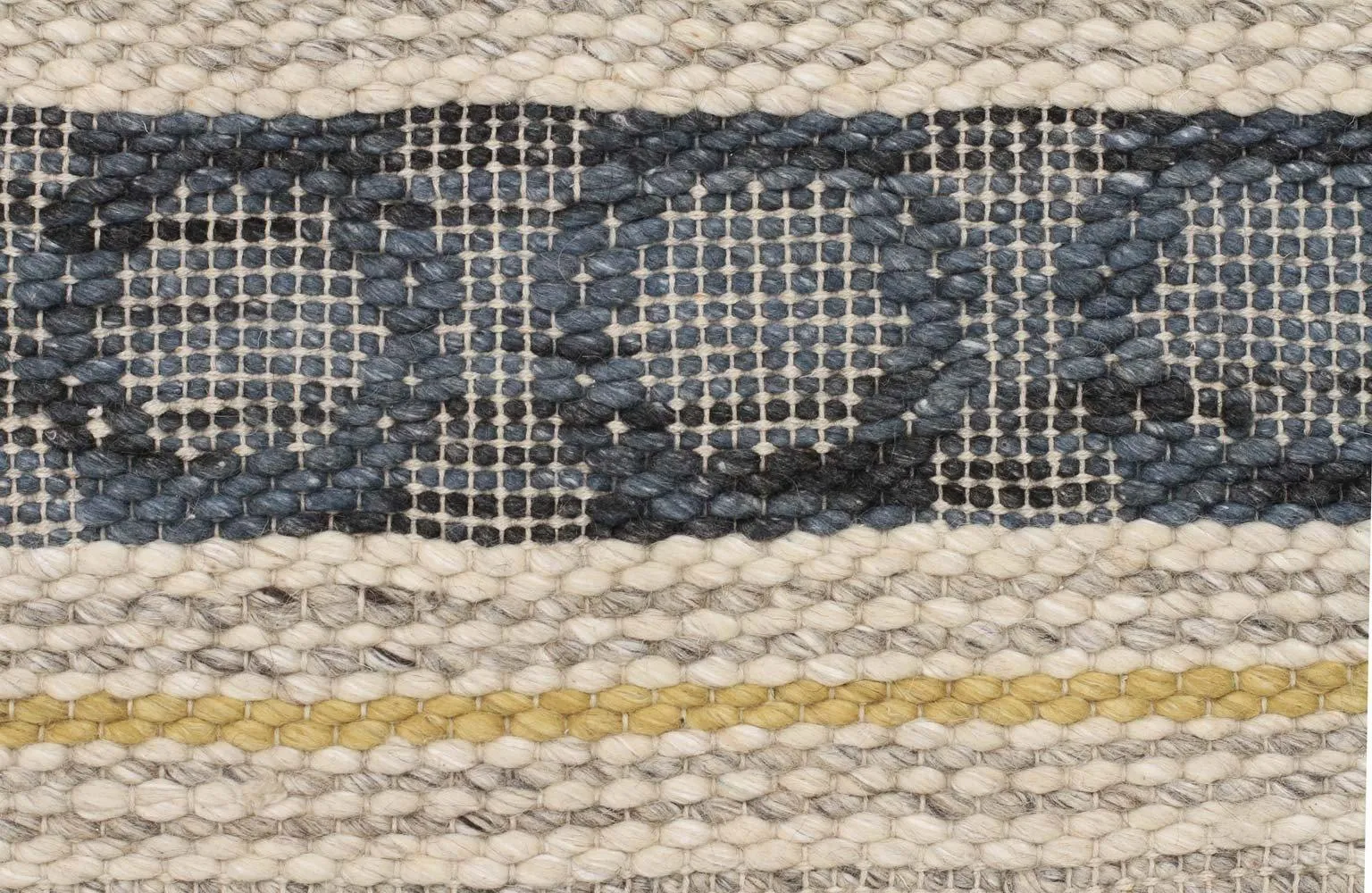 Amaya Impression Silver and Denim Rug
