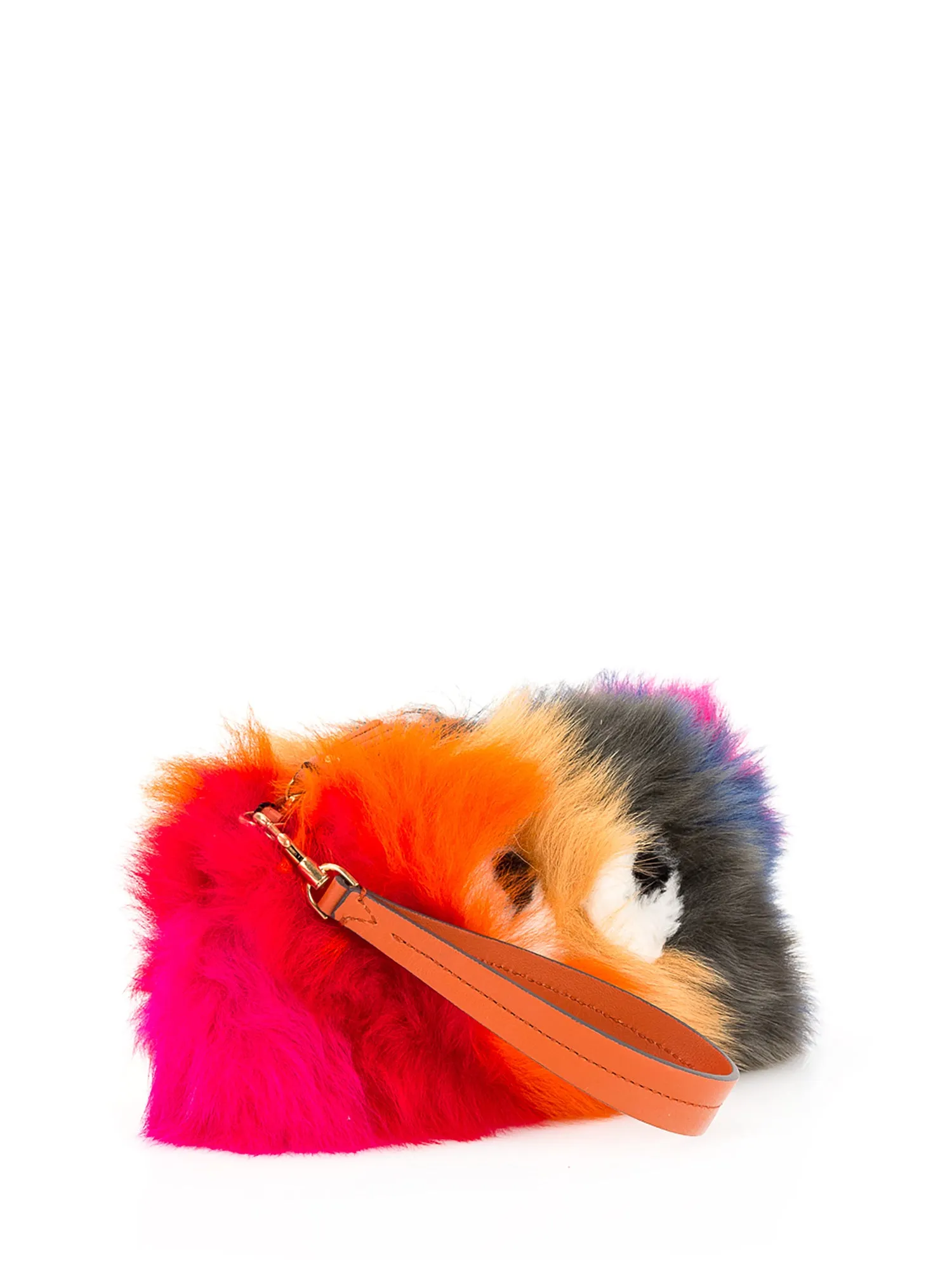 Anya Hindmarch Eyes Shearling Clutch Bag