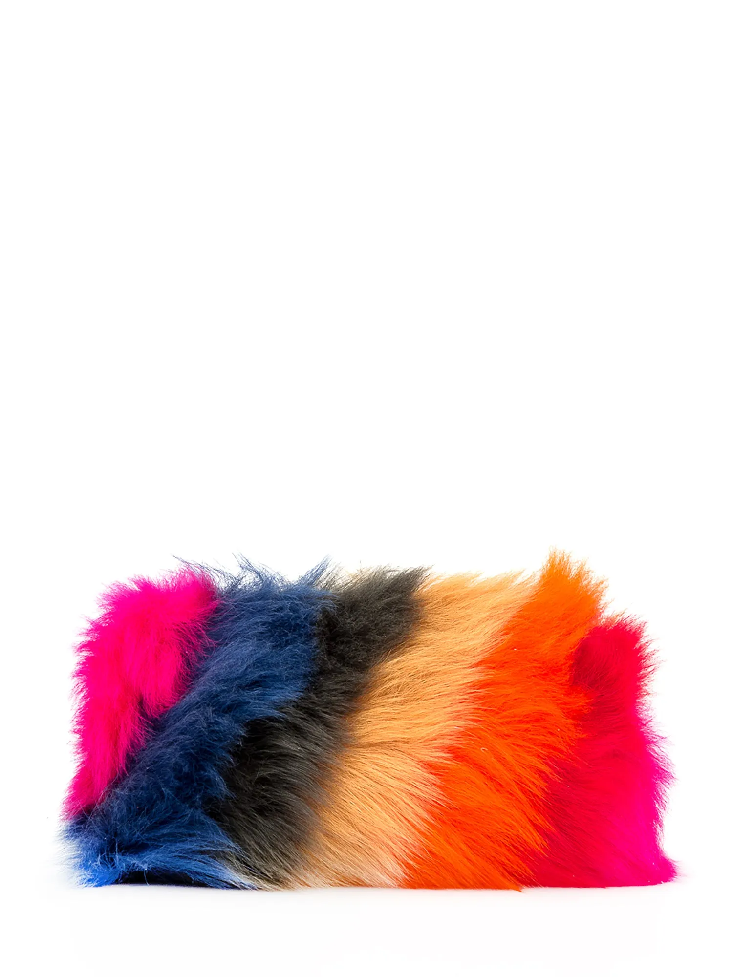 Anya Hindmarch Eyes Shearling Clutch Bag