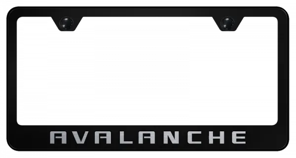 Avalanche Stainless Steel Frame - Laser Etched Black