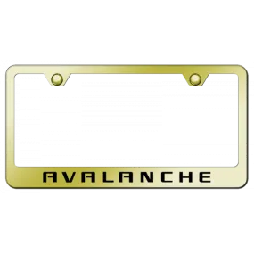 Avalanche Stainless Steel Frame - Laser Etched Gold