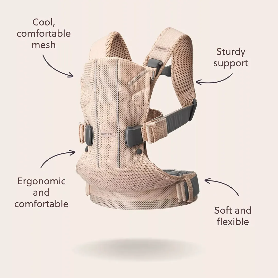 Baby Carrier One Air - Anthracite Leopard 3D Mesh