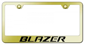 Blazer Stainless Steel Frame - Laser Etched Gold