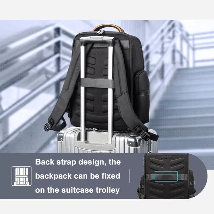 Bopai 61-91911 Versatile Waterproof Laptop Backpack with USB and Type-C Charging Ports