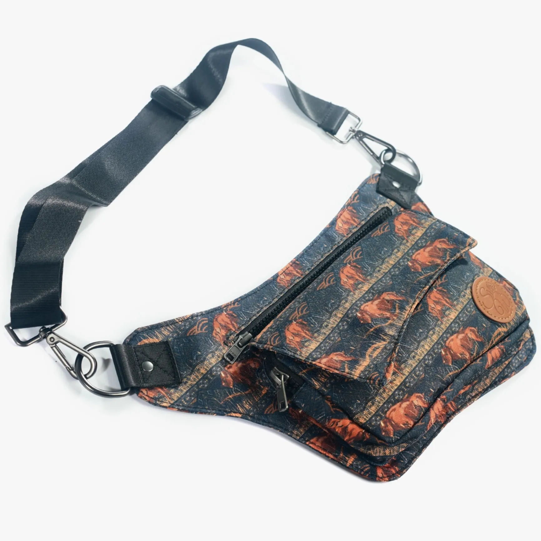 Born To Roam Bison Hip Bag