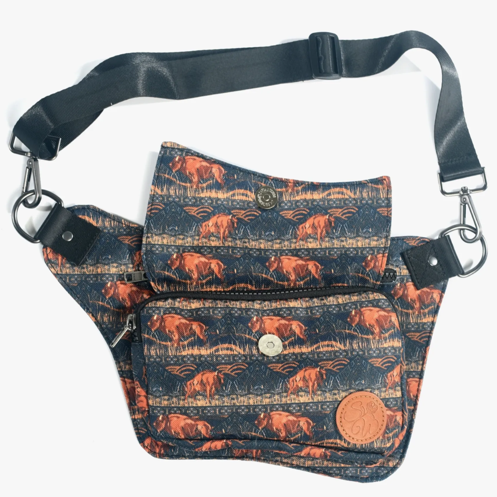 Born To Roam Bison Hip Bag