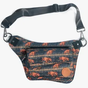 Born To Roam Bison Hip Bag