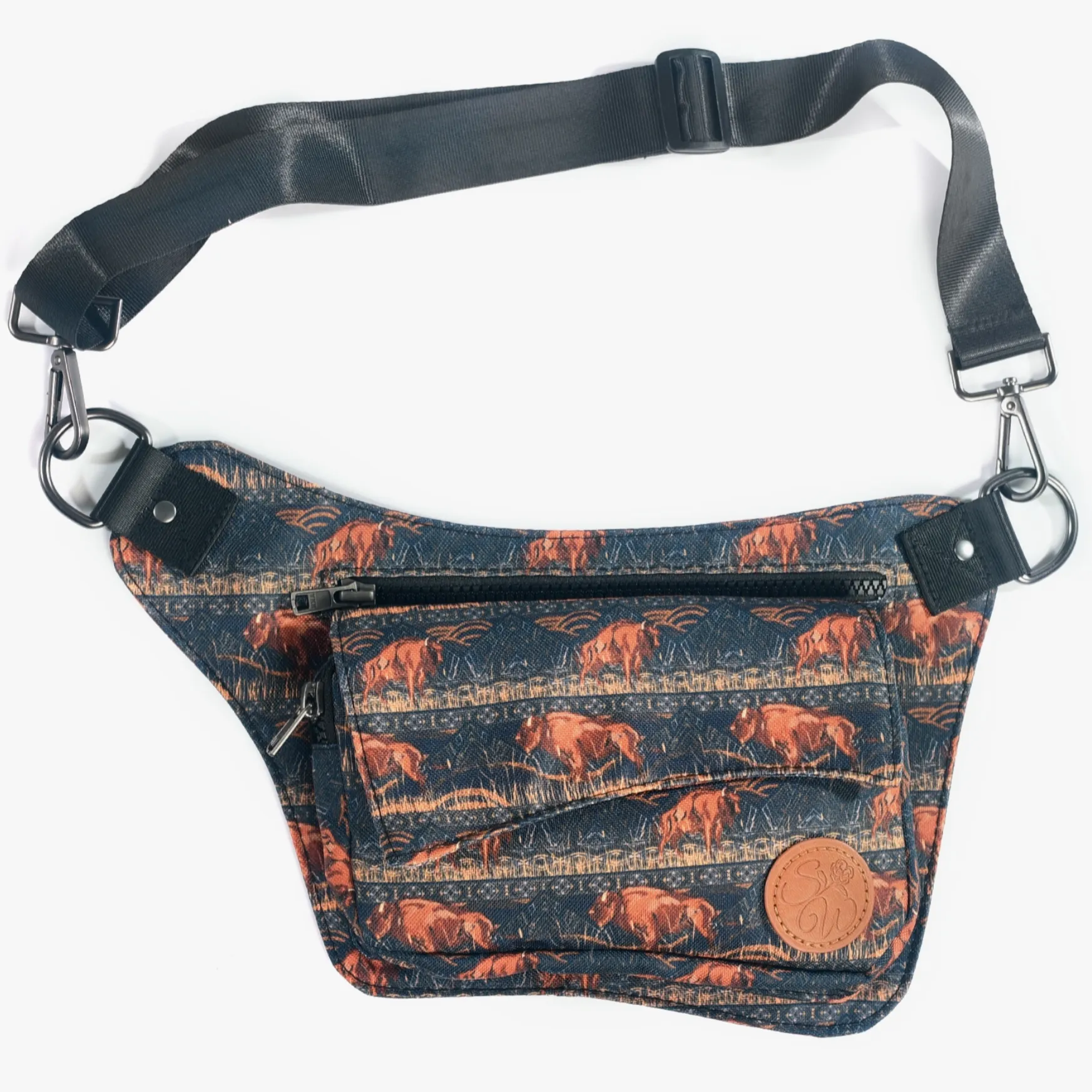 Born To Roam Bison Hip Bag