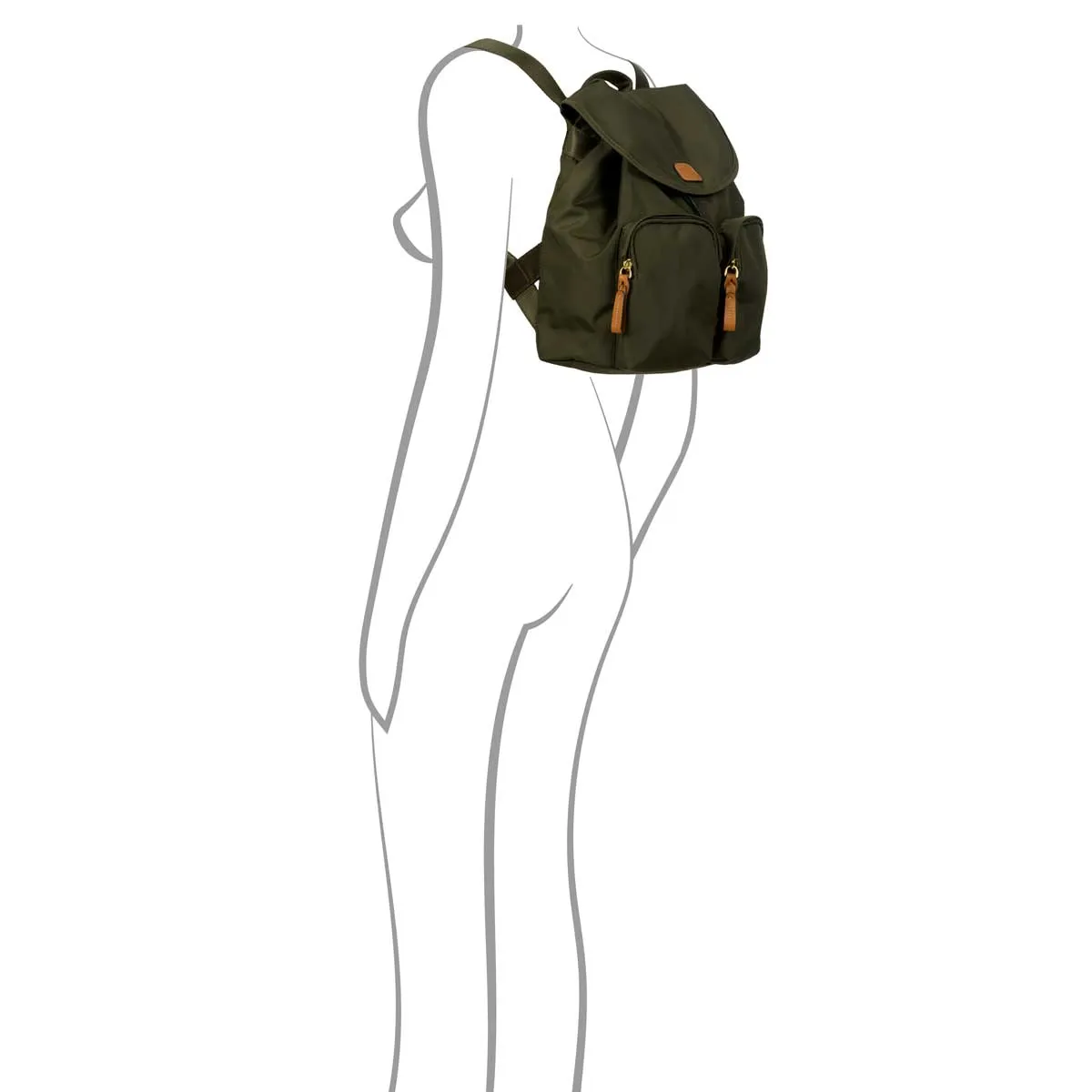 Bric's X-Bag Small City Backpack - Olive BXL43754.078