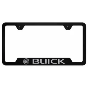 Buick Cut-Out Frame - Laser Etched Black