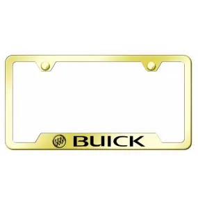 Buick Cut-Out Frame - Laser Etched Gold