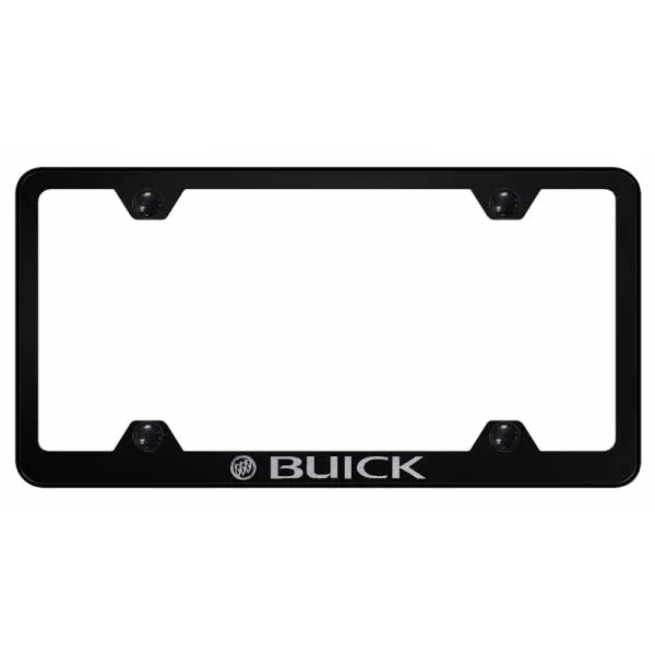 Buick Steel Wide Body Frame - Laser Etched Black