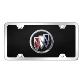 Buick (Tri-Color Fill) Acrylic Kit - Chrome on Black