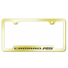 Camaro RS Cut-Out Frame - Laser Etched Gold