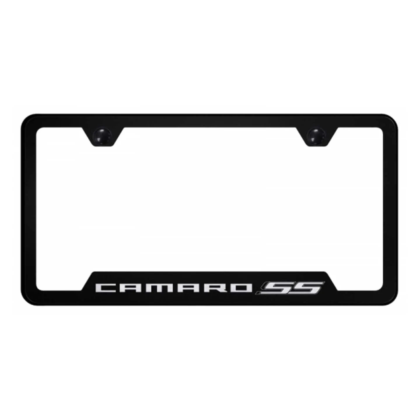 Camaro SS Cut-Out Frame - Laser Etched Black