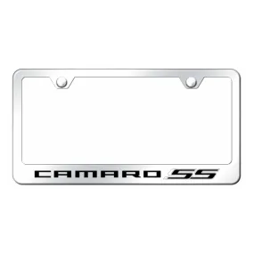 Camaro SS Stainless Steel Frame - Laser Etched Mirrored