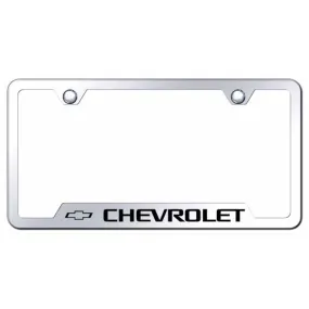Chevrolet Cut-Out Frame - Laser Etched Pink