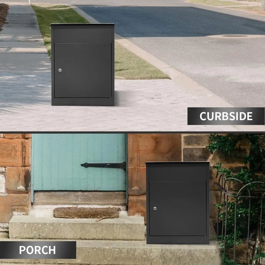 Coby Low Outdoor Lockable Parcel Drop Box CP02