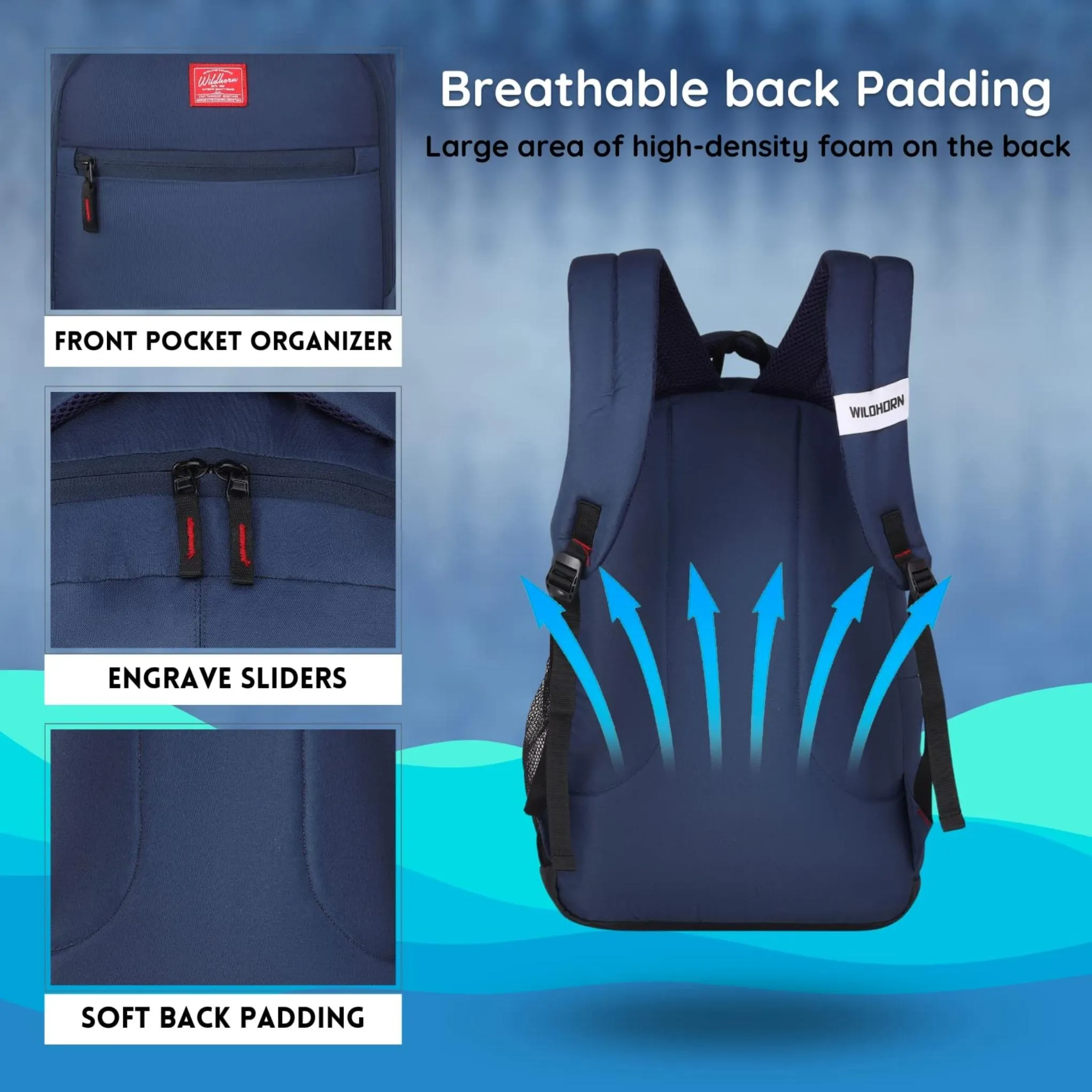 CONSTANTA Laptop Backpack for Men & Women