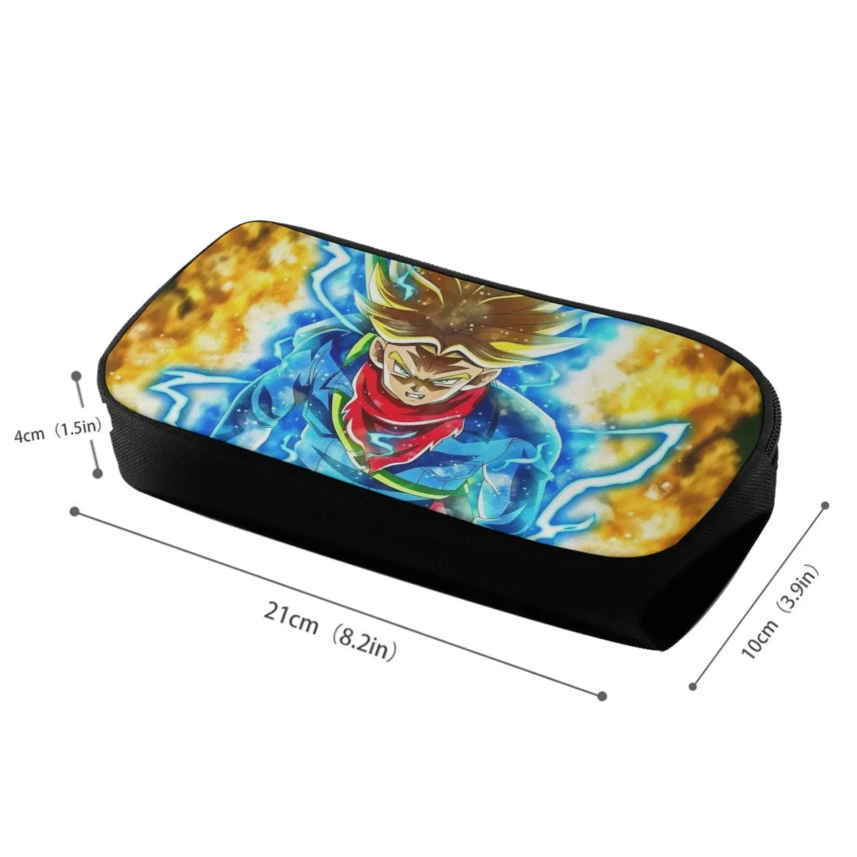 DBZ Rage Super Saiyan Trunks Portrait Unique Style Pencil Bag