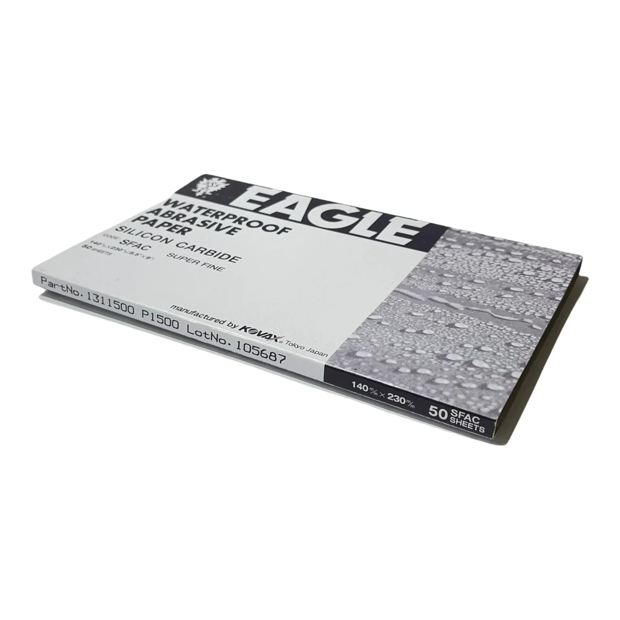 Eagle Silicon Carbide Waterproof Sanding Half Sheets 9in. x 5.5in.