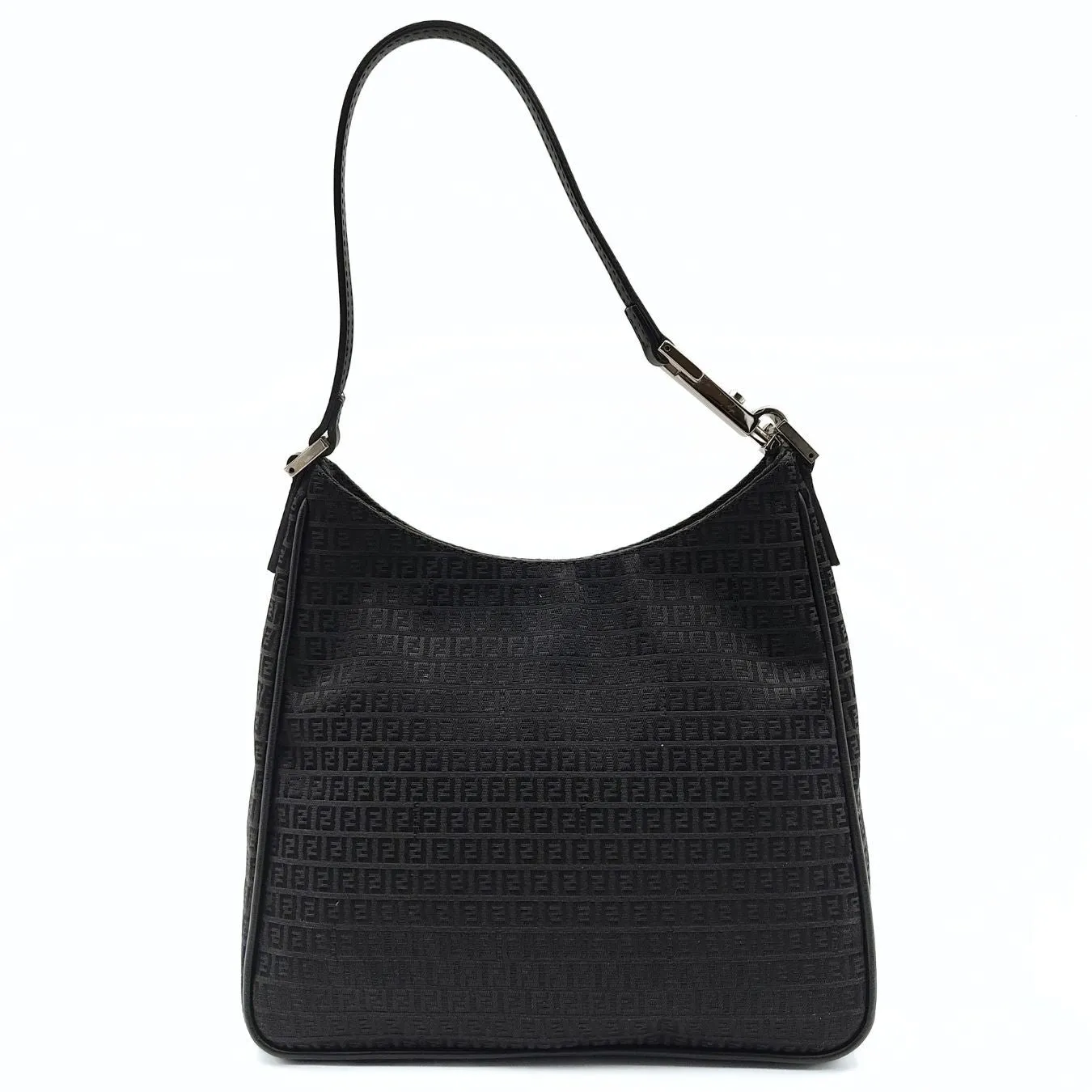 Fendi Fendi handbag in black Zucchino canvas - '10s