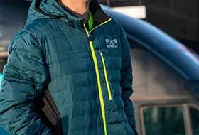FXR Men's Podium Hybrid Quilted Hoodie