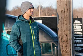 FXR Men's Podium Hybrid Quilted Hoodie