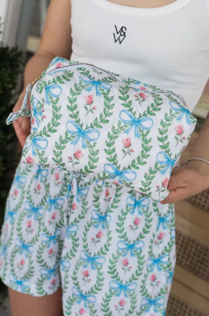 Grace & May Bow Cosmetic Bag