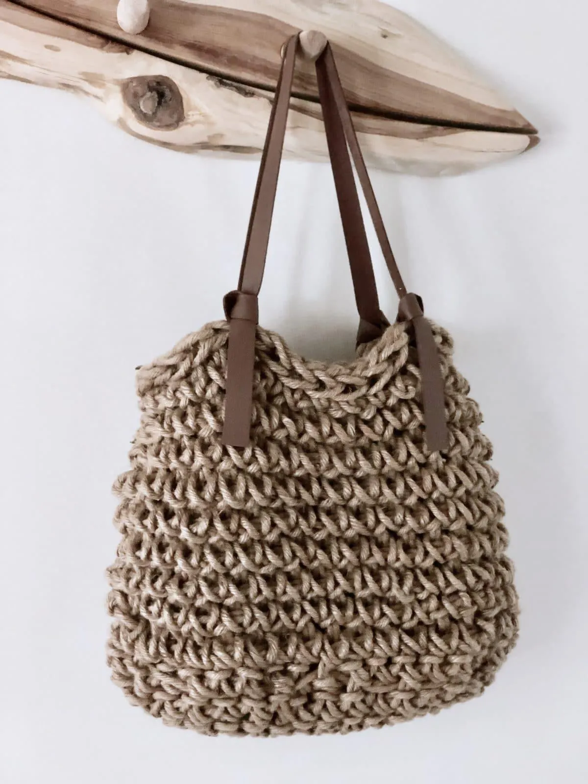 Handmade Natural Fibre Vegan Minimalist Carry Bag