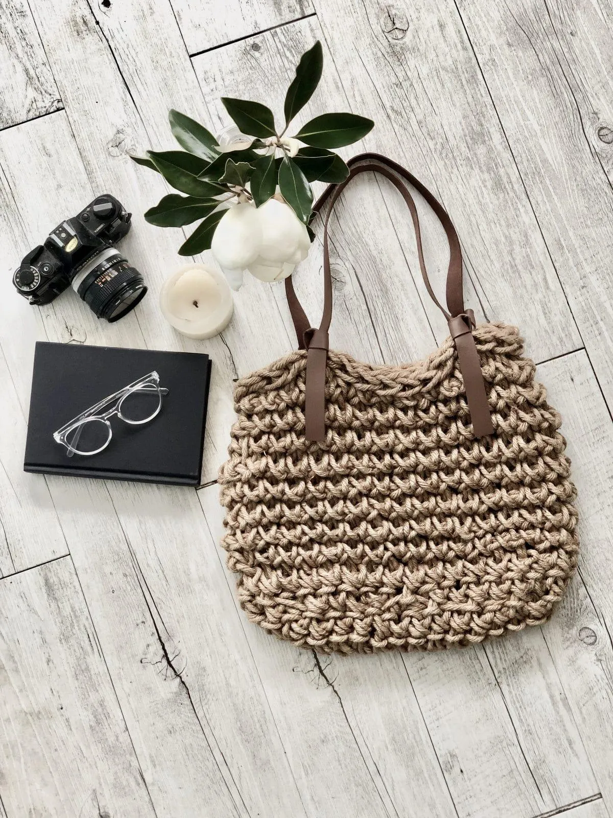Handmade Natural Fibre Vegan Minimalist Carry Bag