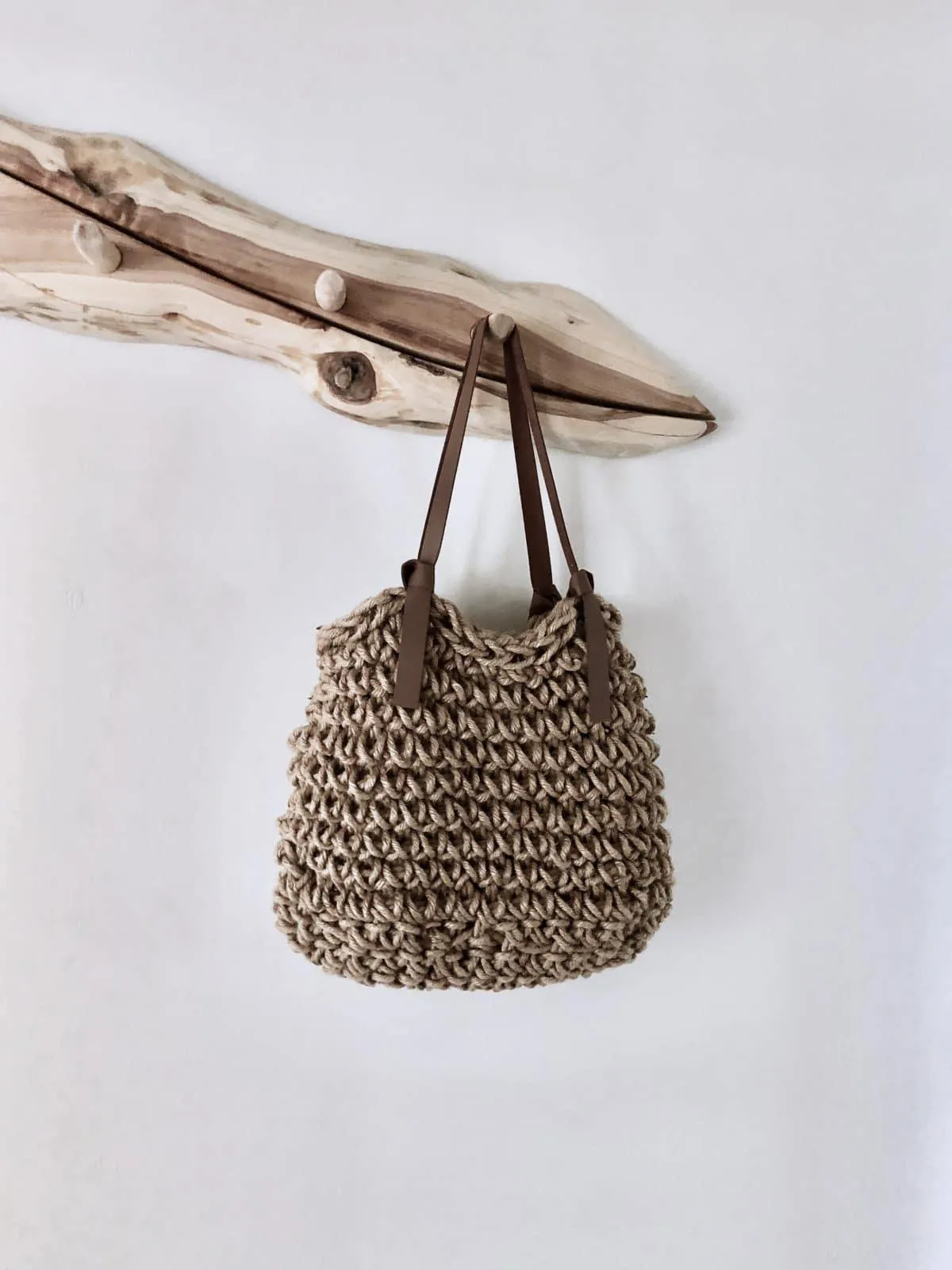 Handmade Natural Fibre Vegan Minimalist Carry Bag