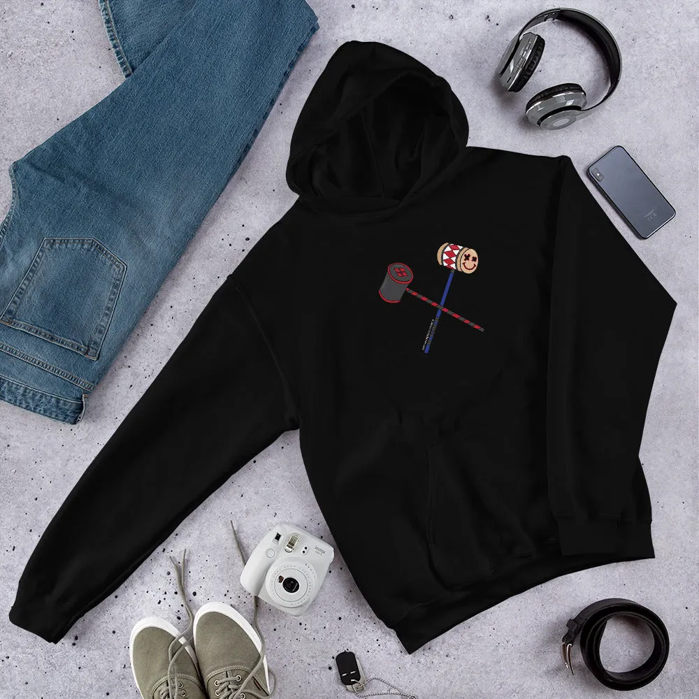 Harley Quinn Mallets Unisex Hoodies