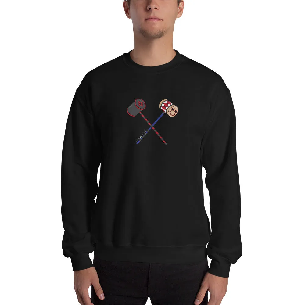 Harley Quinn Mallets Unisex Sweatshirts